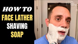 How to Face Lather Shaving Soap [upl. by Armington]