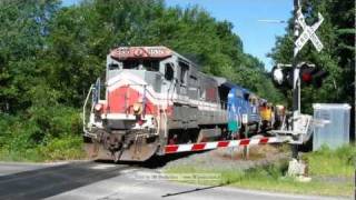 NECR Train Symbol NERBRPA in South Amherst MA [upl. by Henryk]