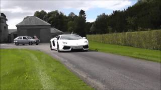 2012 Lamborghini Aventador LP7004 Lovely Sounds  Acceleration  Idling [upl. by Ahsuoj]