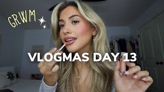 VLOGMAS DAY 13 unedited get ready w me for a bday dinner ✨ [upl. by Nedi]