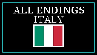 Italy ALL ENDINGS [upl. by Akimed]