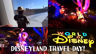 Disneyland and DCA Travel Day and Downtown Disney [upl. by Naved]