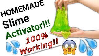 How to make slime activator 💦100 Success  slime activator at home with proof 💯💦 [upl. by Lekkim567]