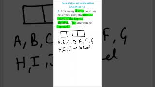 How many 4letter code can be formed using the first 10 letters of the English alphabet if no [upl. by Annaliese]