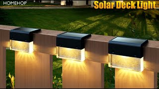 Homehop Solar Led Light Outdoor for Home Garden Balcony Decoration Waterproof [upl. by Irisa]