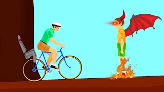 My SON Become a GHOST in HAPPY WHEELS [upl. by Thomajan]