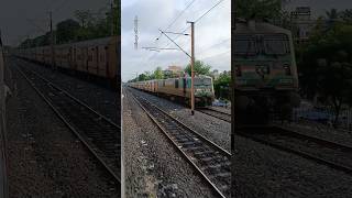 13186 dn JYG  SDAH Ganga Sagar Express with BRC WAG9 😵‍💫  trending shorts indianrailways viral [upl. by Corri]