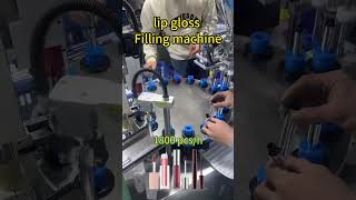 Cosmetics filling and capping machine cosmeticfillingmachine lipglazefillingmachine [upl. by Sucram]