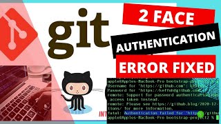 How to Fix Git Fatal Authentication Failed New and Easy Method [upl. by Dianemarie]