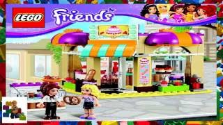 LEGO instructions  LEGO Friends  41006 Downtown Bakery [upl. by Gilly489]