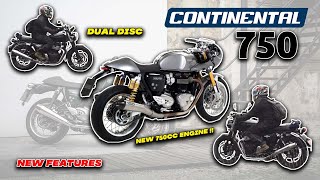 अब कोई नहीं है टक्कर मैं 2025 Royal Enfield Continental GT 750 New 750cc Engine Dual Disc TFT Meter🔥 [upl. by Aron]