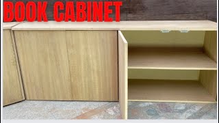 Modern book cabinet woodworking [upl. by Odnarb]