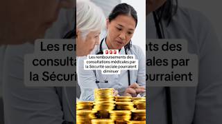 Les remboursements des consultations médicales par la Sécurité sociale pourraient diminuer [upl. by Kcyrred747]