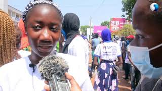 Gambian Women Lives Matter PEACEFUL MARCH [upl. by Lateh]