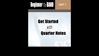 Beginner to Band  Unit 1  Quarter Notes on the KitPage 9 Slow to Fast [upl. by Cosimo]