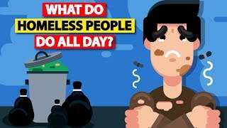 A Day In The Life of a Homeless Person [upl. by Laitselec743]