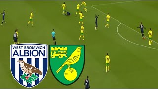 West Bromwich Albion 22 Norwich City Highlights  EFL Championship 20242025 [upl. by Arissa]