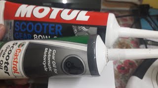 castrol vs motul 80w90 gear oil comparision [upl. by Whit]