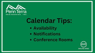 Calendar Tips Availability Conference Room Scheduling Notifications [upl. by Eloc]