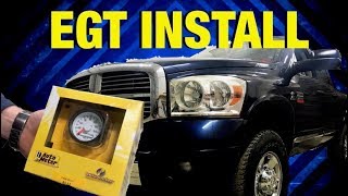 How To Install an AUTOMETER EGT Gauge [upl. by Aicert725]