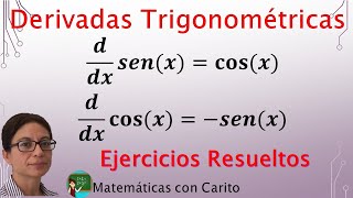 Derivadas Trigonométricas  Reglas y Ejemplos [upl. by Norga]