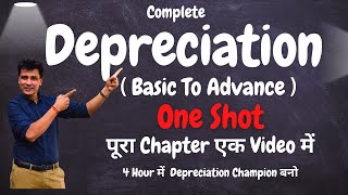 Complete Depreciation Chapter in One Shot  SLM Method WDV Method Provision  Class 11 Accounts [upl. by Auohc]