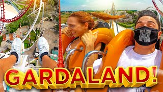 DELIRIO A GARDALAND CON ISABELLA SU TUTTI I ROLLER COASTERS [upl. by Atram]