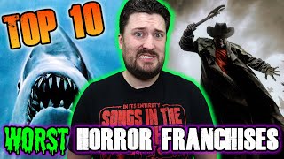 Top 10 Worst Horror Franchises [upl. by Lednyc465]