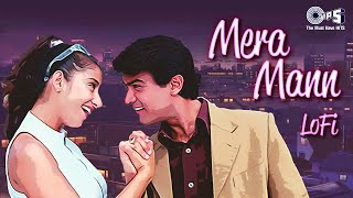 Mera Mann  Lofi Mix  Mann  Udit Narayan Alka Yagnik  90s Hindi Hits [upl. by Tirza]