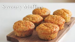 Quick Savoury Muffins  Perfect for lunch box and breakfast [upl. by Aurie129]