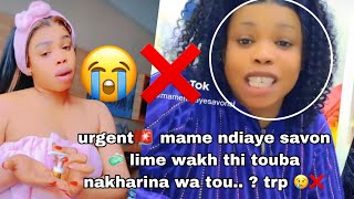 urgent 🚨 mame ndiaye savon 🧼 lime wakh thi touba nakharina wa tou  trp 😢❌ [upl. by Dragon775]