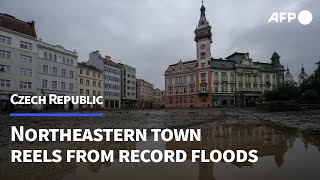 Czech town reels from record floods  AFP [upl. by Macur]