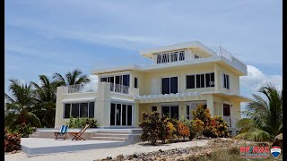 “SUEÑO CARIBE”  LUXURY WATER FRONT HOUSE AT CERROS PENINSULA COROZAL BELIZE [upl. by Anhaj]