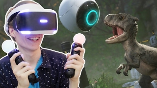 ROBINSON THE JOURNEY Gameplay Walkthrough Part 1  PORTAL VR amp DINOSAURS  PS VR [upl. by Bran108]