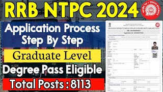 RRB NTPC Graduation Level Application Process 2024  RRB NTPC Apply Online in Telugu 2024  Pavanjob [upl. by Ettenawtna81]