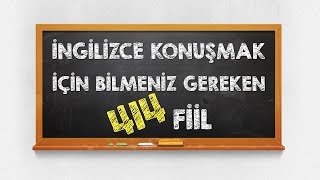 MUTLAKA BİLMENİZ GEREKEN 414 İNGİLİZCE FİİL [upl. by Kassey319]