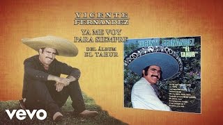 Vicente Fernández  Ya Me Voy Para Siempre Cover Audio [upl. by Aihpos]