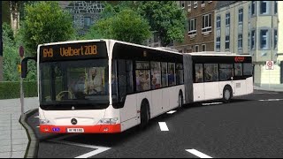 Omsi 2 313 Linie 649 nach Velbert ZOB Citaro Facelift G [upl. by Langelo]