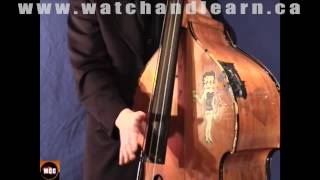 Triple Slap Rockabilly Upright Bass  Essential Rockabilly Lick [upl. by Yerffe]