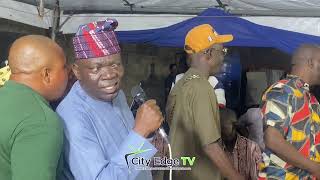 MUSILIU HARUNA ISHOLA PERFORMS SPECIAL APALA MUSIC FOR MC OLUOMO AT HIS BIRTHDAY PARTY [upl. by Nylatsirhc238]