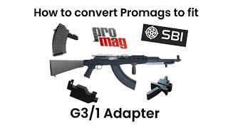 How to modify ProMag SKS mags to fit TheSKSMagAdaptercom G31 [upl. by Mueller839]