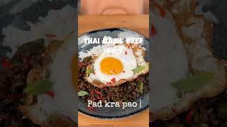 Thai Basil Beef Stirfry  Pad kra pao [upl. by Goldwin]