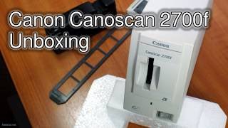 Canon Canoscan 2700f  Part 1 of x  Unboxing [upl. by Valdis]