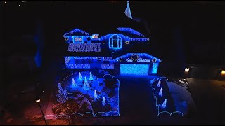 Twinkly Christmas Lights Display 2023  Star Wars Medley  HDR [upl. by Cortie664]