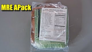 Disaster Relief APack MRE Given in NC Tase Test [upl. by Hahnke]