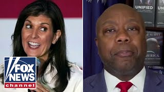 Tim Scott Nikki Haley is getting desperate [upl. by Gnohc233]