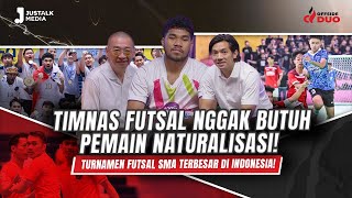 OFFSIDE DUO 198  TIMNAS FUTSAL NGGAK BUTUH NATURALISASI TURNAMEN FUTSAL SMA TERBESAR DI INDONESIA [upl. by Cornelie]