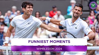 The FUNNIEST Moments from Wimbledon 2024 😂 [upl. by Bihas966]