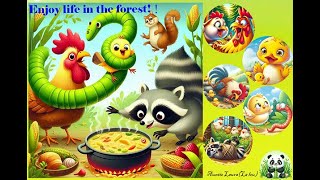 Childrens picture book storiesquot Enjoy life in the forest！quotstory time for kids bedtime stories [upl. by Ledoux459]