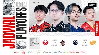 🔴 LIVE  MPL ID S14  Playoffs Hari 3  Bahasa Indonesia [upl. by Asoral]